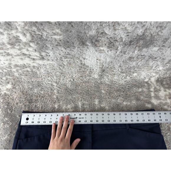 LOFT Womens Plus Size 22 Marisa Skinny Flat Front Button Zip Navy Pocket Pants - Picture 5 of 13